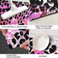 thumbnail image 3 of Pink Leopard Pattern Kitchen Rug Mat,Kitchen Runner Rugs Non Skid Washable,Decorative Kitchen Floor Mats for Kitchen,Sink,Laundry,17"X47", 3 of 5