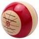 thumbnail image 3 of 1Pcs 57mm Durable White Red Resin Billiards Spot Pool Snooker Practice Training Cue Balls Sports for, 3 of 5