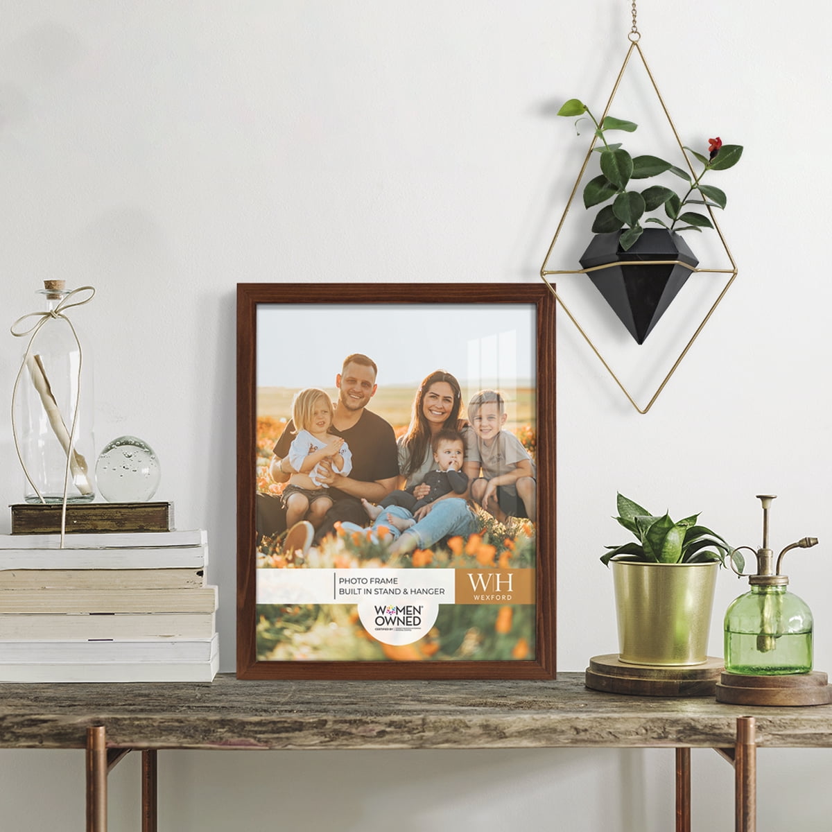 Woodgrain 11 in. x 14 in. Chestnut Picture Frame