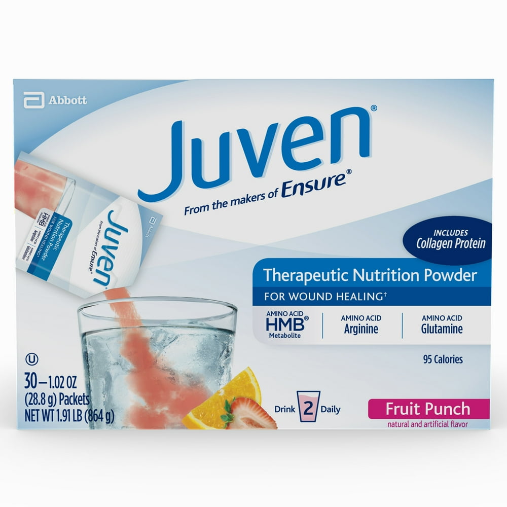 Juven Therapeutic Nutrition Drink Mix Powder for Wound Healing Support