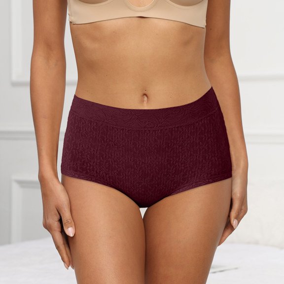 Vedolay Womens Briefs Seamless Underwear for Women No Show Panties Feel Air Invisibles Bikini Panties,Purple One Size