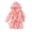 Pink, variant on Bixock Unisex Toddler Robe for Girls Boys Hooded Robe Kids Fleece Bathrobe Children Loungewear Long Sleeve Geometric Print Flannel Home Outfit for Infant Ages Fall Winter Sleepwear