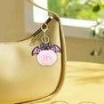 thumbnail image 3 of shyuyusa Halloween Bats Keychain Accessories - Cute Pom Fuzzy Car Keychain for Handbag Backpack Purse, 3 of 6
