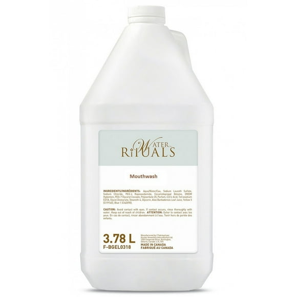 Mouth Wash Water Rituals Gallon/3.78 L 1/ Pack