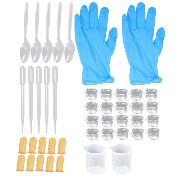 OFFIGAM 44 Pcs Jewelry Making Kit with Epoxy Tools and Assorted Colors for Craft Supplies and Crystal Jewelry