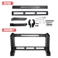 thumbnail image 5 of Ikon Motorsports Bull Bar Front Push Brush Bumper Grille Guard Protector For 2009-2014 Ford F-150 F150, Textured Black Steel Aluminum, 5 of 9