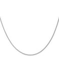 thumbnail image 2 of Primal Gold 14 Karat White Gold 1.2mm Parisian Wheat Chain Necklace, 2 of 4