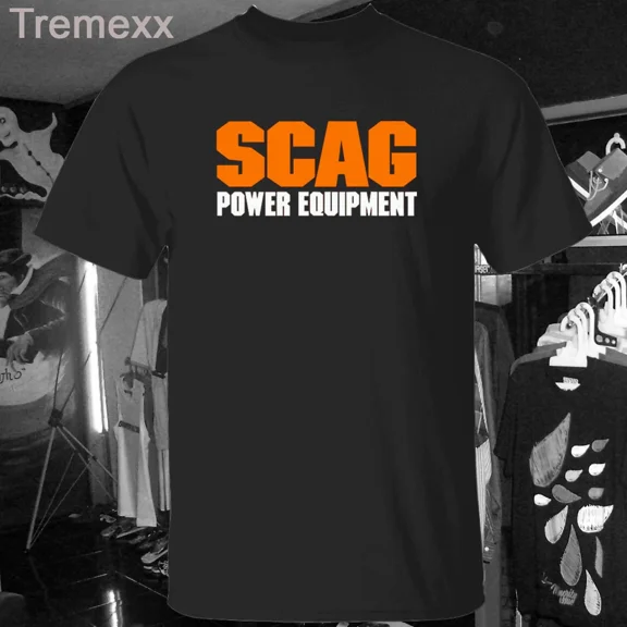 New SCAG POWER EQUIPMENT Logo T-Shirt Funny Made In USA S to 5XL