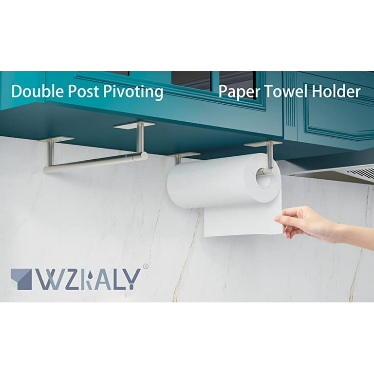 gmcozy Paper Towel Holder Under Cabinet Mount Self Adhesive