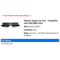 thumbnail image 2 of Radiator Support Air Duct - Compatible with 2006 BMW 325xi, 2 of 2
