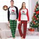 thumbnail image 2 of Pijama navideño a juego para pareja, conjunto de pijamas verdes, sombrero de Navidad, Mr & Mrs. Loungwear, 2 of 4