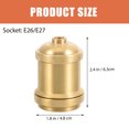 thumbnail image 4 of OULII Douille de Remplacement pour Lampe Support à Vis Cuivre Doré 1Pcs Usage Lustre Adulte, 4 of 8