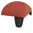 thumbnail image 4 of Faux Leather Storage Ottoman Bench, Storage Chest, Foot Rest Stool, Red, 4 of 6