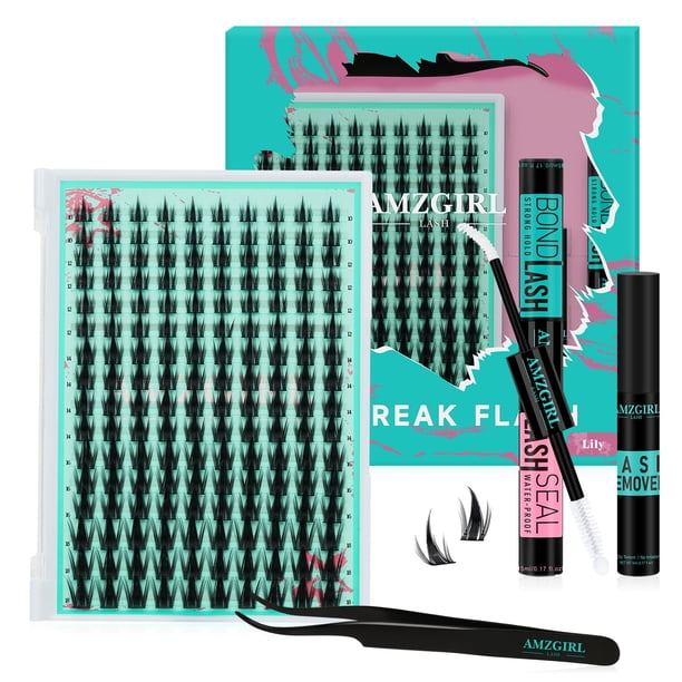 Kit de pestañas AMZGIRL Fairy Eyelash Lash Lily C-Mix 10-18 mm