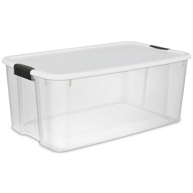Sterilite Bacs de Rangement de 116 Pintes, Lot de 4, et Bacs de Rangement de 66 Pintes, Lot de 6