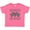 Hot Pink, variant on Inktastic Daddy's Pit Crew Design with Checkered Flags Girls Baby T-Shirt