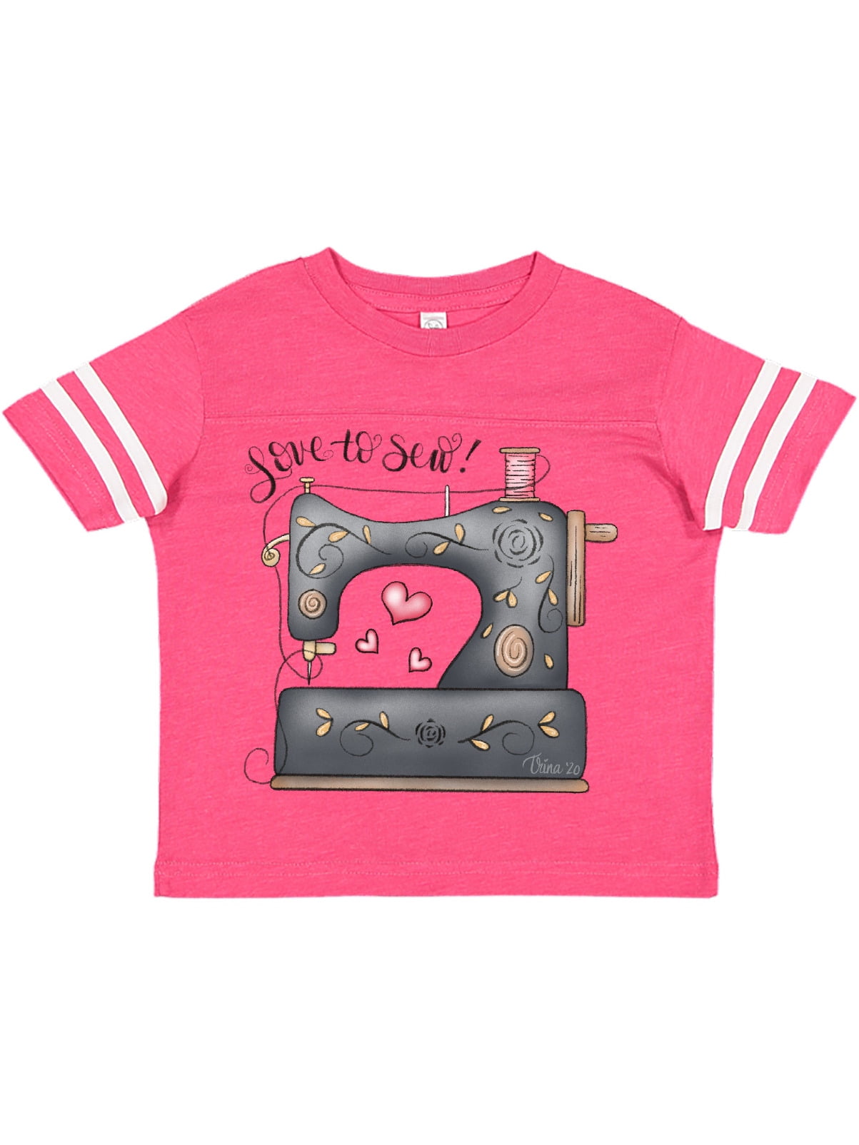 Love to Sew Sewing Machine Toddler TShirt