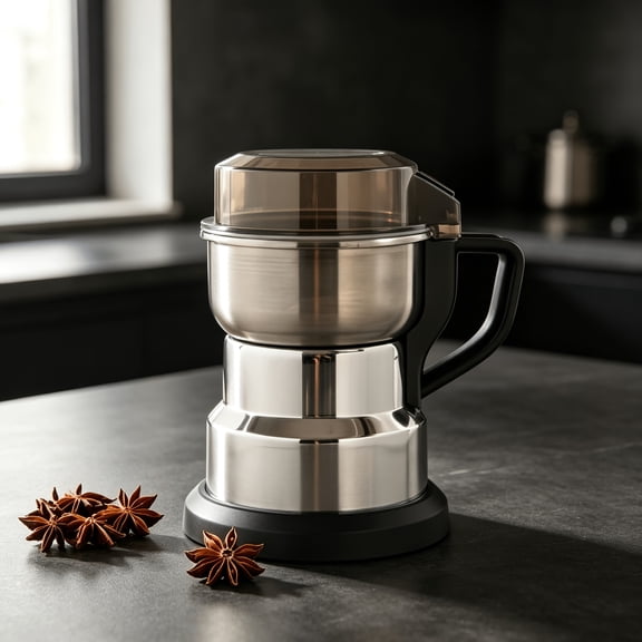Electric Coffee Grinder with 500g Stainless Steel Bowl, 310W Spice Grinder for Beans