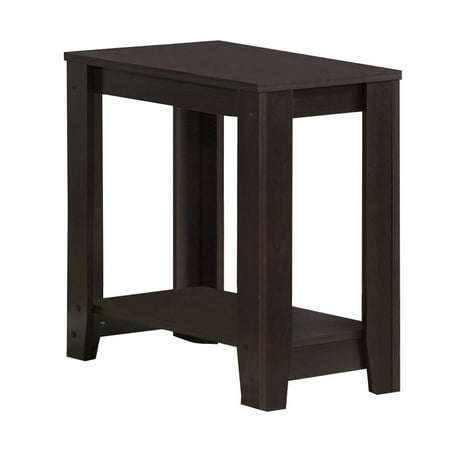 Monarch Specialties Accent Table Side End Nightstand Lamp Living Room Bedroom Brown Laminate
