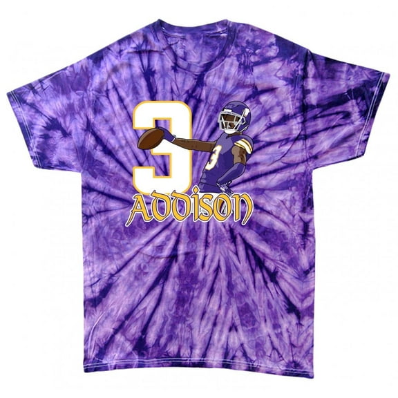 TIE-DYE Jordan Addison TD 3 Minnesota Shirt T-Shirt