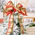 thumbnail image 4 of Baywell Burlap Wired Edge Ribbons,Satin Ribbon Wide Fabric Craft Ribbon, 2.3 Inches x 5.4 Yards Christmas Wrapping Ribbon for Christmas Tree， Wedding Bows, 4 of 11