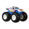 thumbnail image 3 of Hot Wheels Monster Trucks 1:64 Scale Racing Truck with Connect Crash Car #28/50, 3 of 3