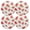Red, variant on Ryvnso Watermelons Round Plate Mats Dining Table Placemat Set of 4 for Holiday Decoration
