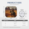 thumbnail image 7 of Lsque Western Desert Cowboy Cloud 2 PCS Windshield Sun Shade | CarFoldable Window Covers | Car Accessories Reflect UV for Universal Cars SUV Truck | Medium, 7 of 7