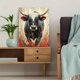 thumbnail image 5 of Qisvanset 12x16 Inch Charging Bull Canvas Wall Art, Dynamic Fiery Wildlife Painting Rustic Strength Style Wall Decor for Living Room, 5 of 8