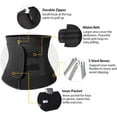 thumbnail image 3 of Vaslanda Sweat Sauna Belt for Men Waist Trainer Corset Fitness Weight Loss Hot Neoprene Body Shaper Back Support, 3 of 6