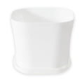 thumbnail image 1 of Maceta nórdica Yuarrent grande para flores con bandeja inferior color blanco, 1 of 6