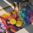 thumbnail image 4 of Colorful Abstract Pattern Door Rugs,Washable Non Slip Door Mats Indoor,Decorative Door Mats,Entry Mat Indoor for Entrance,Bedroom,Kitchen,Bathroom,20"x32", 4 of 6
