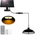 thumbnail image 1 of 78/156LED Solar Pendant Lights with Remote Control IP65 Waterproof Solar Shed Light with 3 Lighting Modes Double Head Hanging Lamp with 9.84FT Cord Decorations Lamp for Barn Balcony Garde, 1 of 10