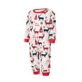 thumbnail image 3 of Nituyy Family Christmas Pajamas Matching Sets, Xmas PJs Mathching Set, Holiday Family Long Sleeves Sleepwear Sets, 3 of 9