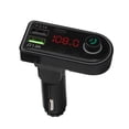 thumbnail image 2 of Cargador USB para coche Reproductor MP3 Bluetooth Transmisor FM Luz ambiental con pantalla LED, 2 of 5