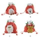 thumbnail image 5 of Advancent Bolsas con cordón de Navidad de dibujos animados, embalaje de regalo, muñeco de nieve de Navidad, decoración tridimensional, bolsa de Kits de decoración para fiestas Papá Noel Advancent HA068770-03, 5 of 6