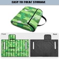 thumbnail image 4 of Xoenoiee Green Golf Clubs Print Golf Cart Seat Covers Seat Blanket with 4 Pockets Fits for EZGO, Yamaha, Club Car, Sightseeing Bus Palm Leaves Sweat Absorption Golf Cart Seat Towel for All Seasons, 4 of 7