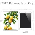 thumbnail image 2 of Aingg 4Pcs Lemon Tree Canvas Wall Art Fruit Painting Unframed Abstract Lemon Branch Picture Print Poster Artwork Decoration for Home Kitchen Farmhouse Rustic Signs Wall Decor, 2 of 6