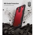 thumbnail image 4 of Ringke Fusion-X Case Compatible with OnePlus 7, Transparent Hard Back Shockproof Advanced Bumper Cover - Black, 4 of 8