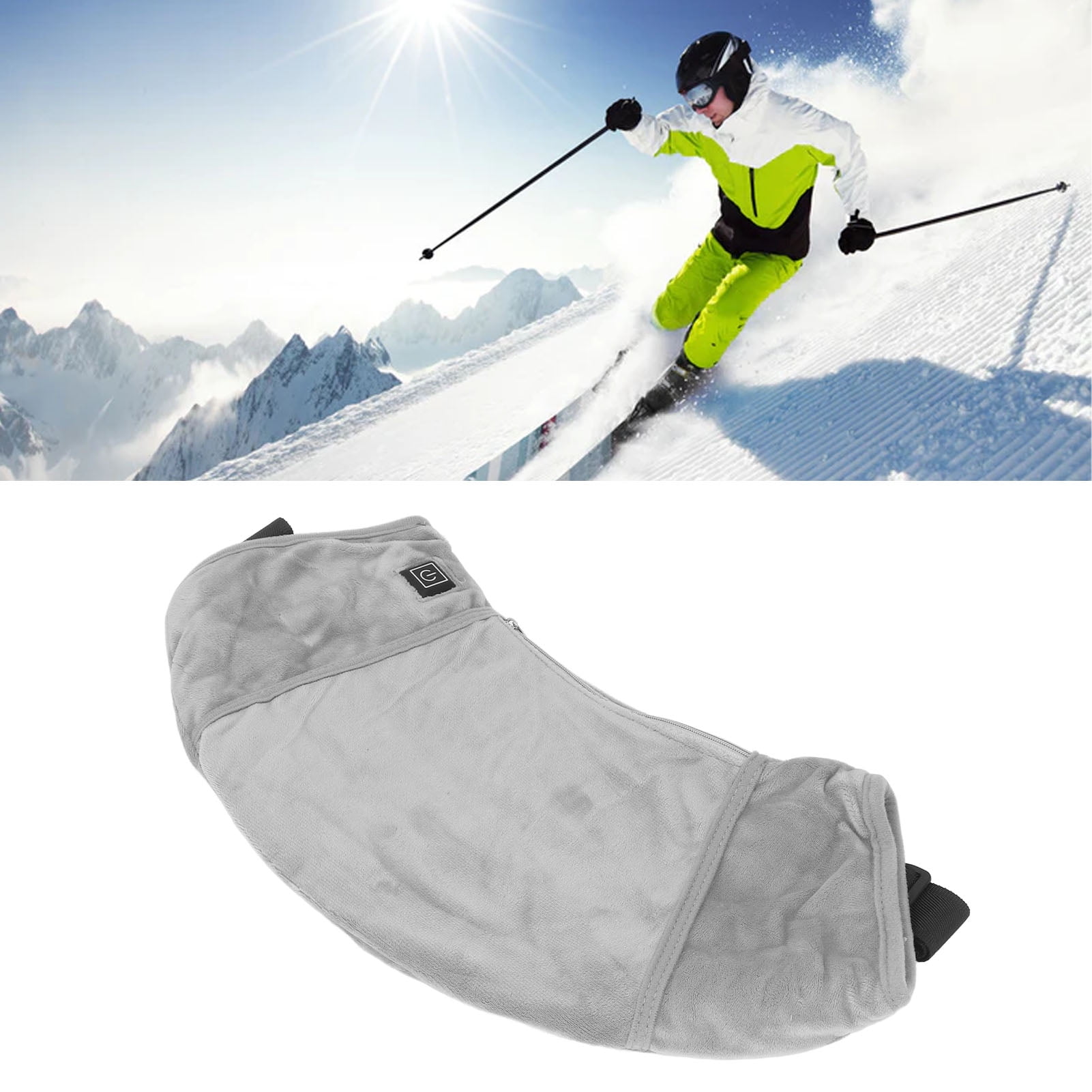 Sorven Outdoor Waist Bag Electric Heating Hand Warmer, 5V USB Soft Electric Heated Hand Muff for Camping