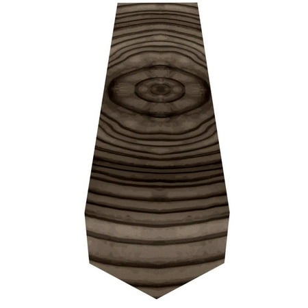 

OWNTA Tree Ring Brown Pattern Elegant Polyester Table Runner Perfect for Your Tables - Dining Table Decoration