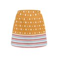 thumbnail image 5 of KEIAHUAN Yellow Polka Dots Women Golf Skort with Pocket Elegant A Line Womens Tennis Skirt with Shorts Comfortable Fashion Red Stripes Athletic Activewear for Running Hiking, 5 of 7
