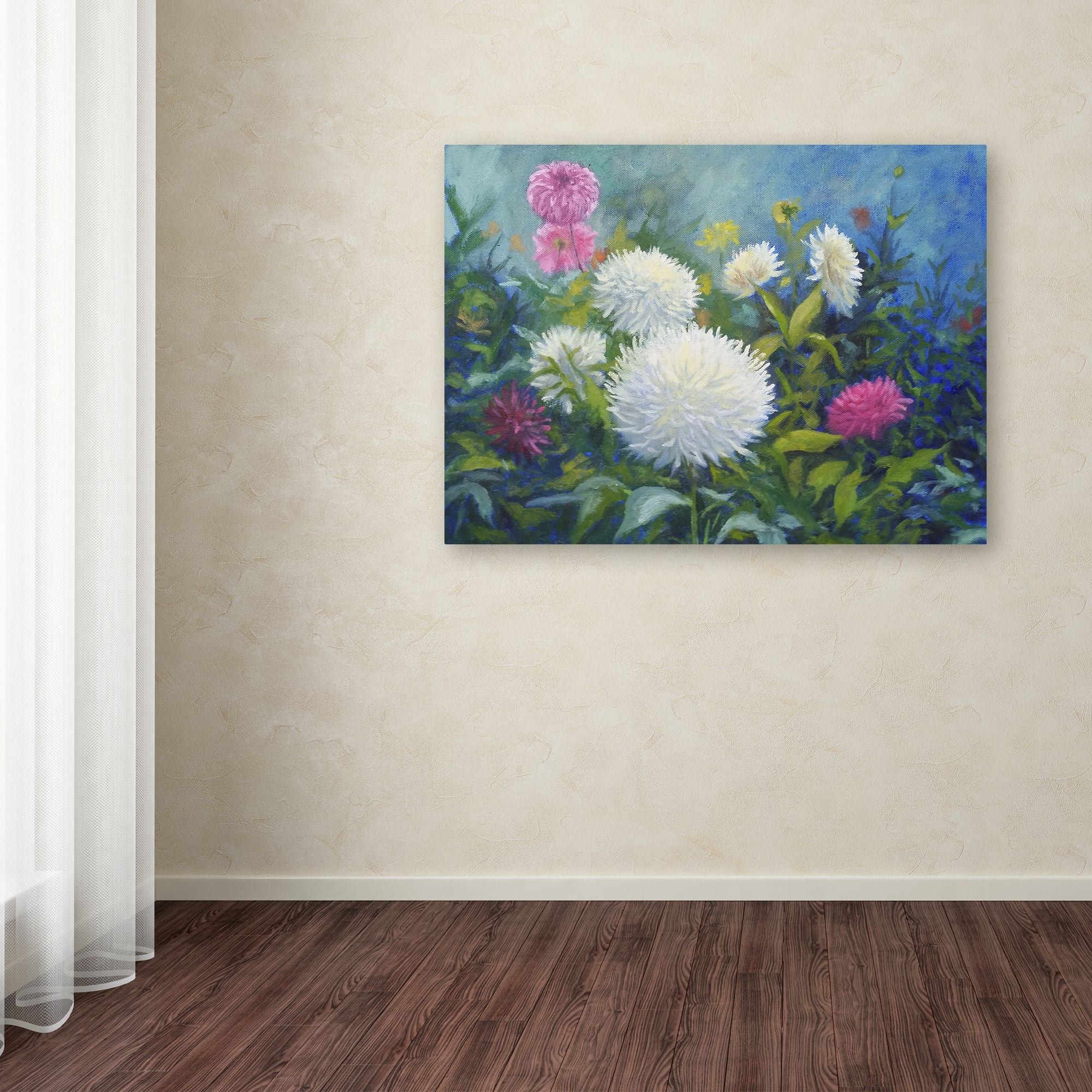Trademark Fine Art 'Flowers' Canvas Art by Rusty Frentner