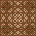 thumbnail image 1 of Ahgly Company Machine Washable Indoor Square Transitional Copper Brown Area Rugs, 4' Square, 1 of 7