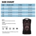 thumbnail image 6 of Bingfone Spider with Skull Pattern Men's Tank Tops Workout Sleeveless Tee Shirts Running Beach Tanks for Men-Large, 6 of 8