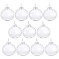 thumbnail image 1 of unbranded 12Ud Bolas Colgantes Transparentes Para Decorar Árbol De Y Eventos Festivos, 1 of 8