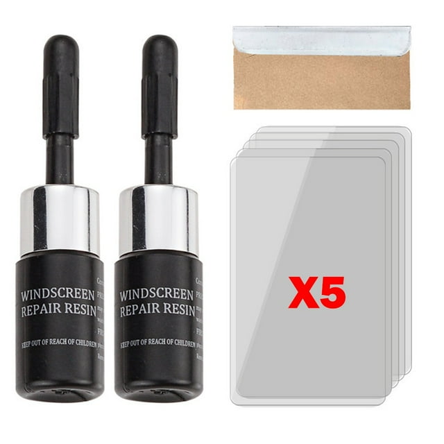 4Pack Automotive Glass Nano Repair Fluid Car Windshield Resin Crack Tool Kit