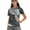 Gray Brown Marble, variant on COEQINE Women Short Sleeve Golf Shirts Moisture Wicking 1/4 Zip Golf Tops Corgi Heart Shaped Balloon and Paw Print Pattern Workout Polo Shirts Quick Dry Fit Sportswear for Valentine's Day, XS