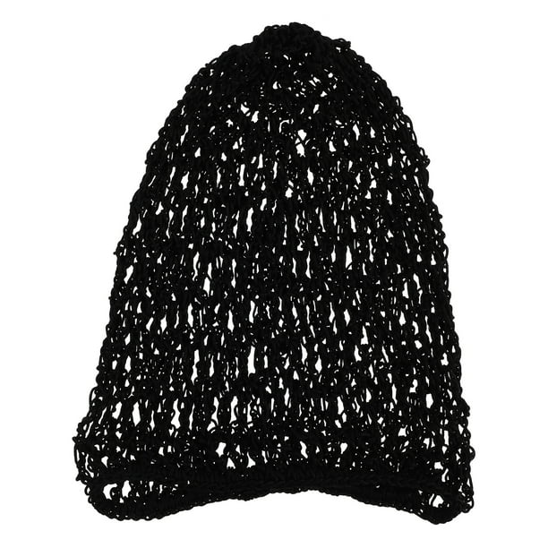 3 piezas de red de malla de ganchillo para el cabello de mujer, red de malla para el cabello, sombrero de redecilla
