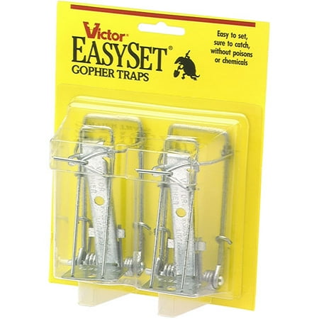 Victor Easy Set Gopher Trap, 2-Pack